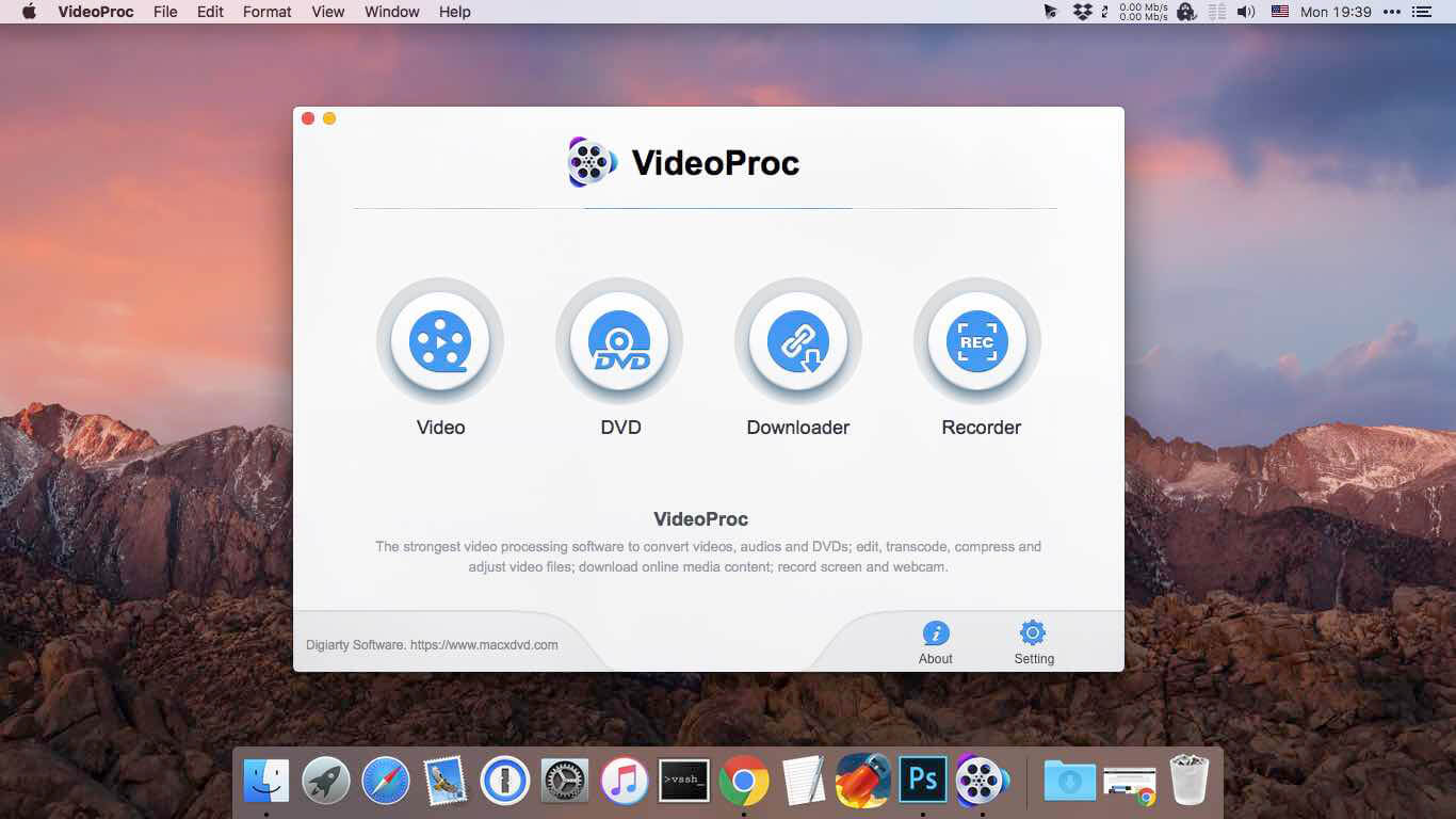 VideoProc mac